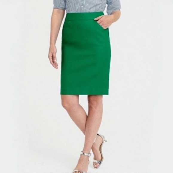 J. Crew Factory Skirts J Crew Factory The Pencil Skirt In Double